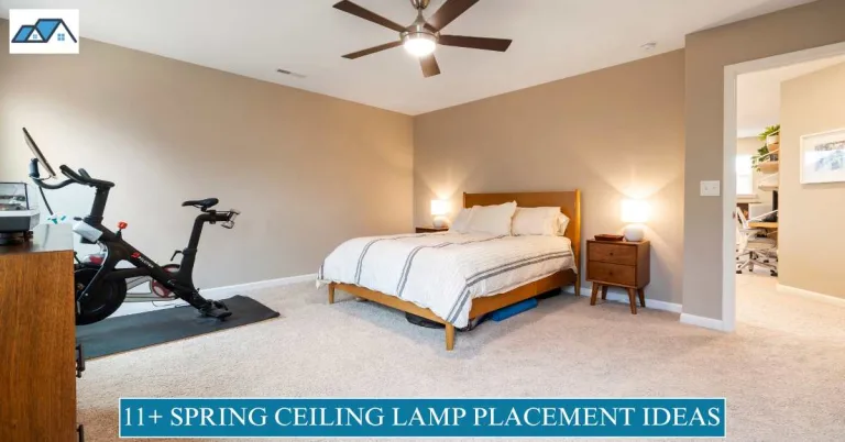 Spring Ceiling Lamp Placement Ideas