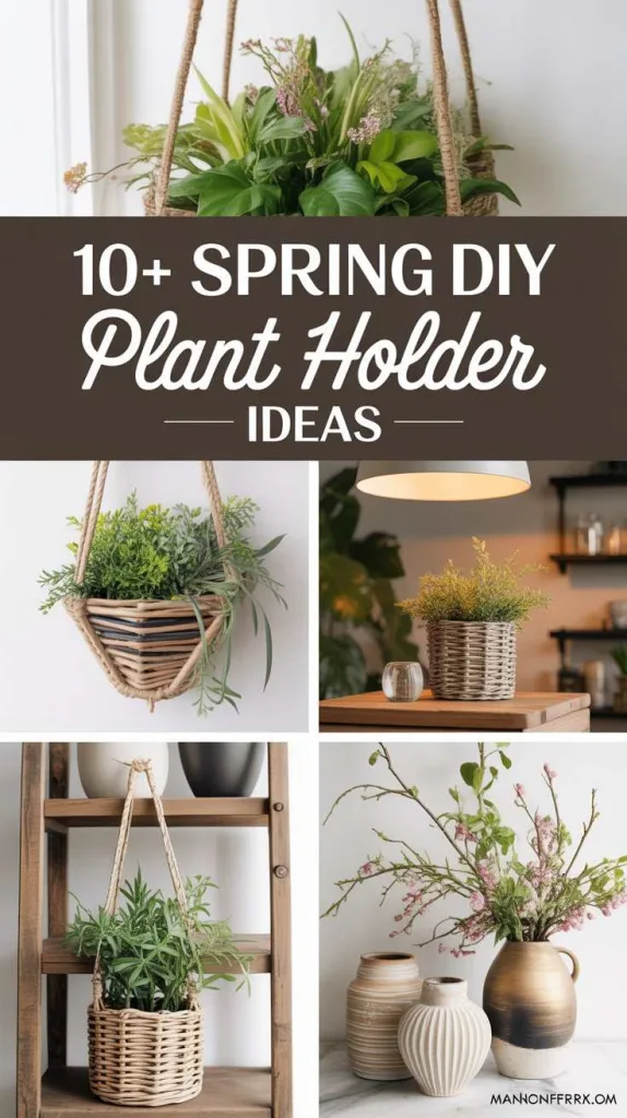 10+ Spring DIY Plant Holder Ideas for a Fresh Home 2 Spring DIY Plant Holder Ideas