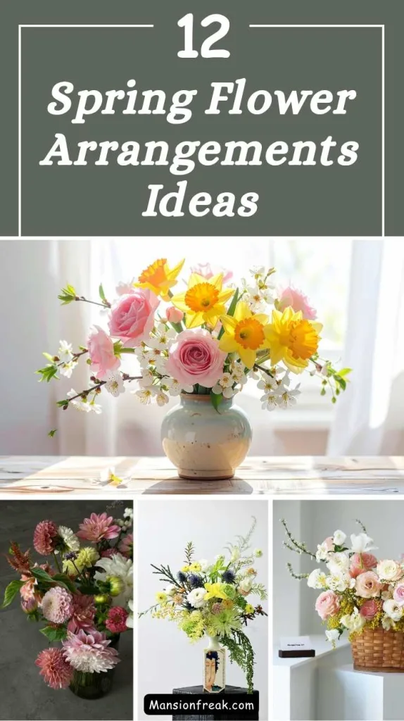 10+ Spring Flower Arrangements to Brighten Your Home 2 Spring Flower Arrangements Ideas
