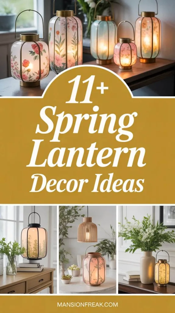 Spring Lantern Decor Ideas