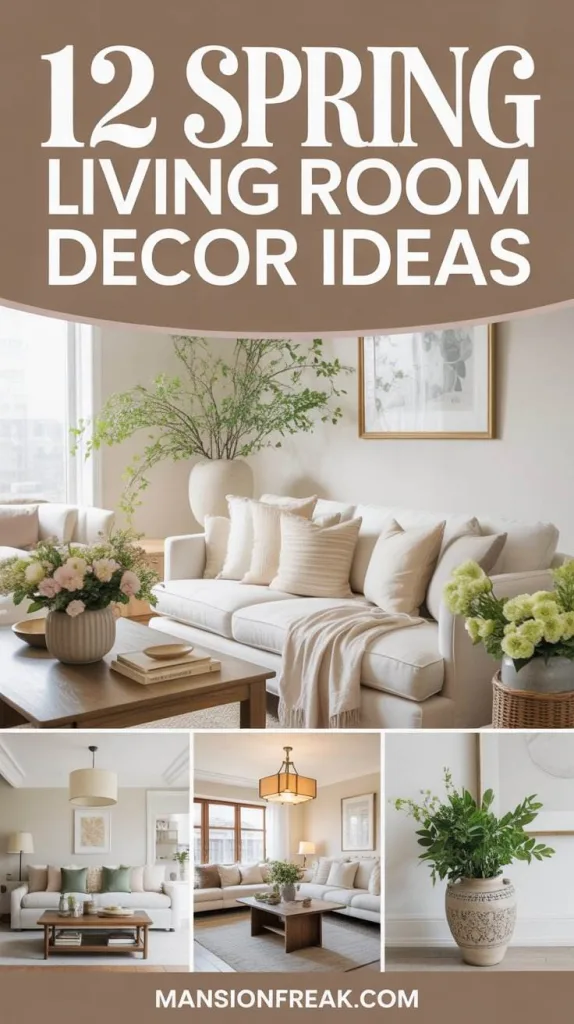 12 Spring Living Room Decor Ideas: Bright 2 Spring Living Room Decor Ideas