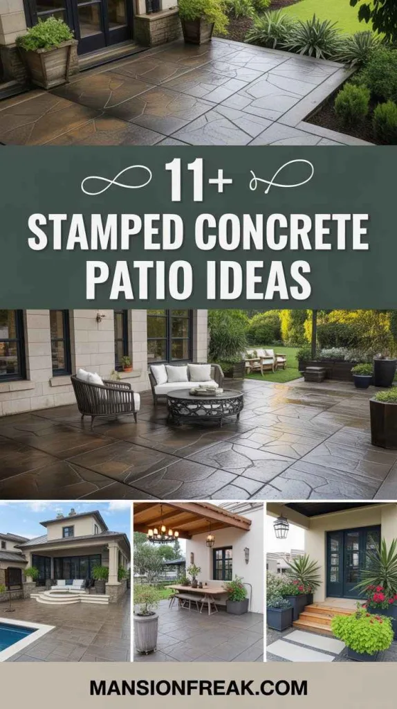 Stamped Concrete Patio Ideas