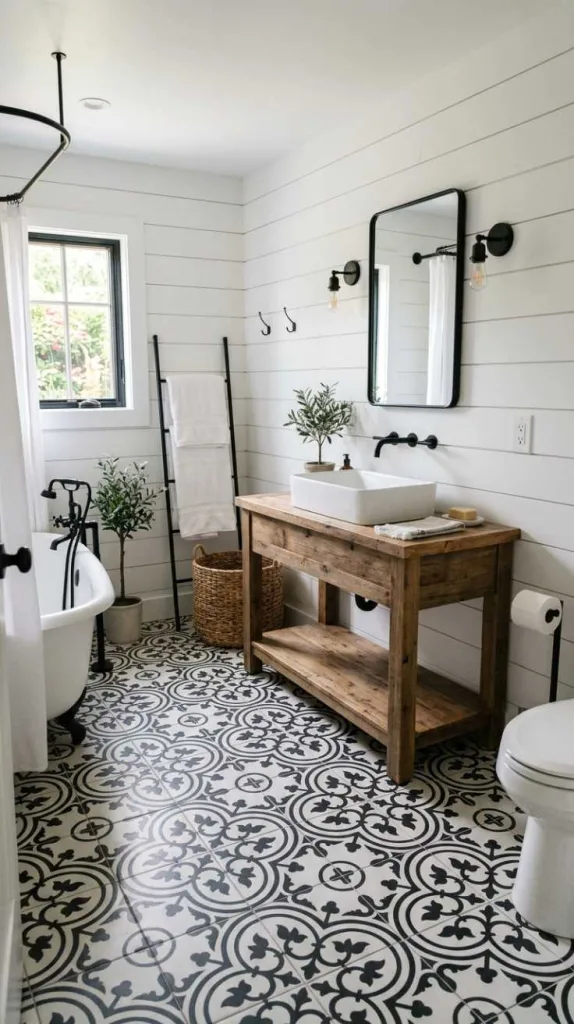 Statement Tile Flooring
