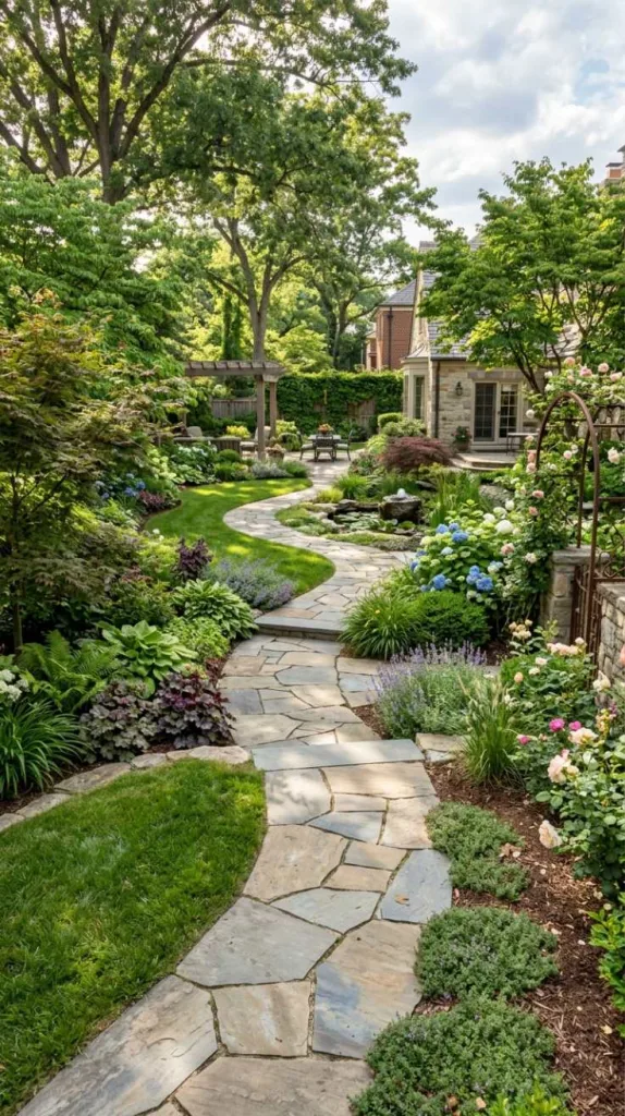 Stone Path Layout