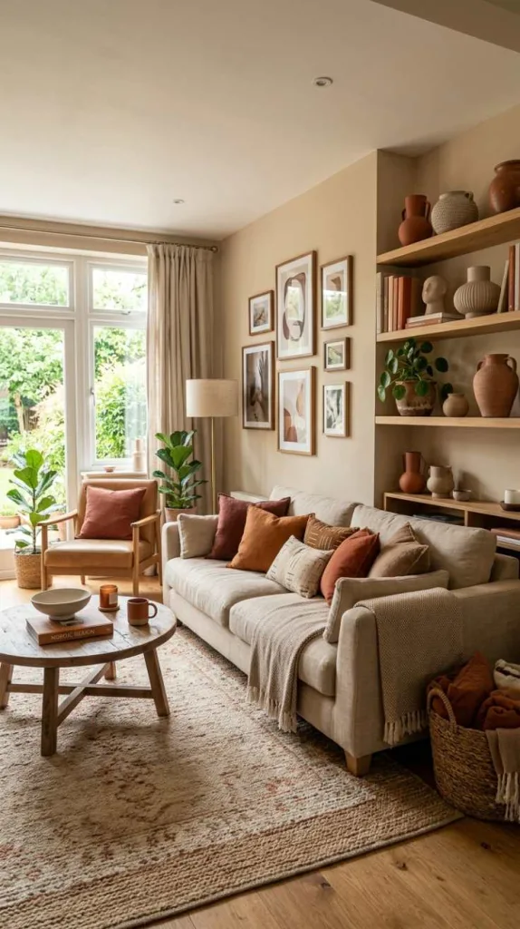 Terracotta & Beige Cozy Warmth