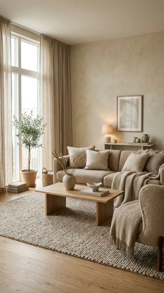12 Beige Living Room Ideas: Luxury Twist 11 Textured Beige Depth