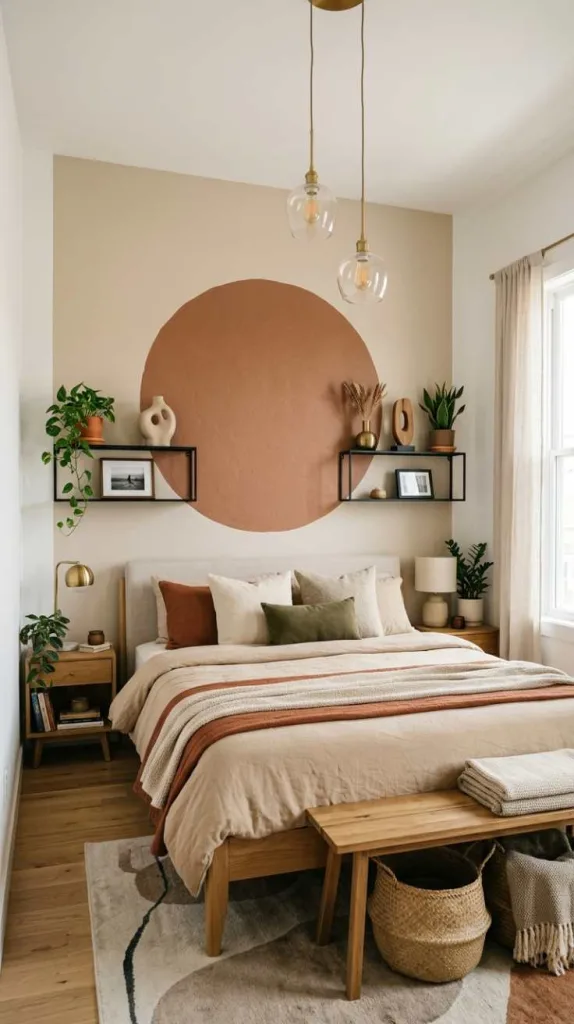 Textured Circle Paint Accent