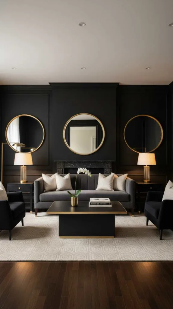 Timeless Classic Black Interior Design