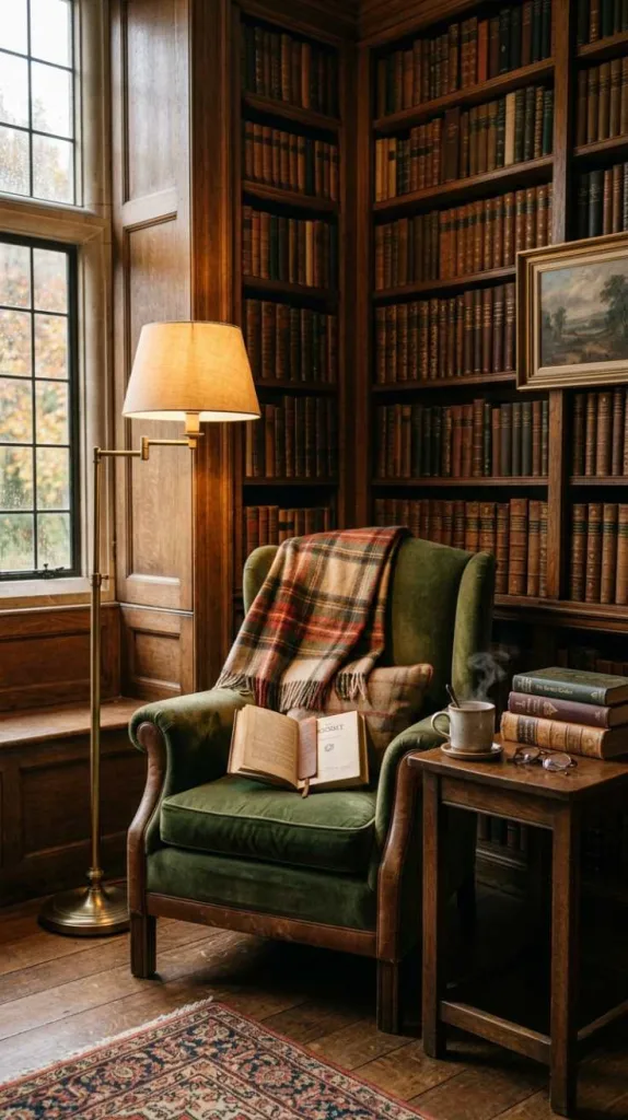 Traditional Library Corner
