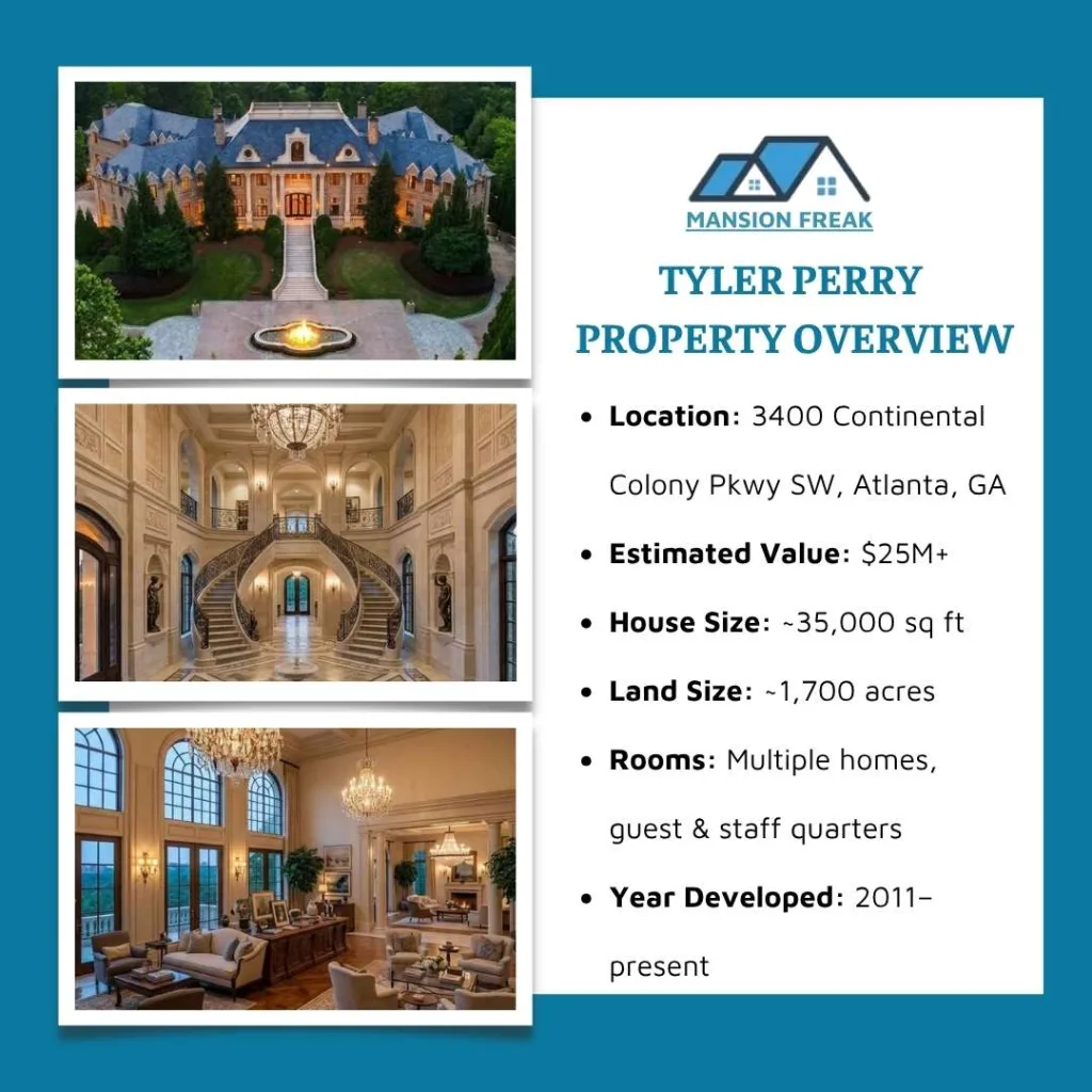 Tyler Perry House, Atlanta: Quick Property Facts