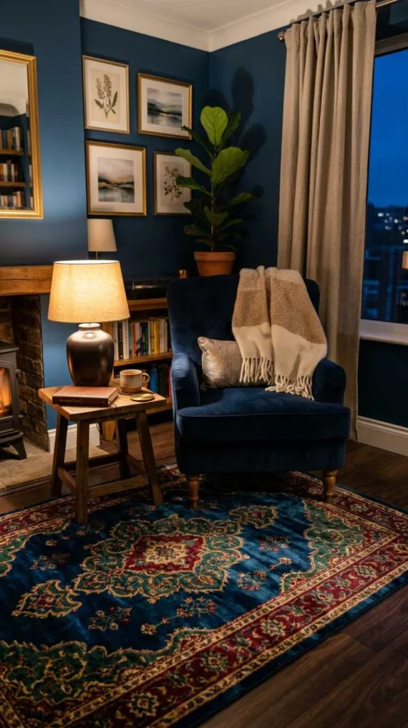 Velvet Rug Evening Corner