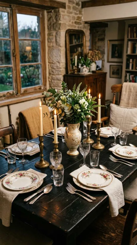 Vintage Black Dining Touch