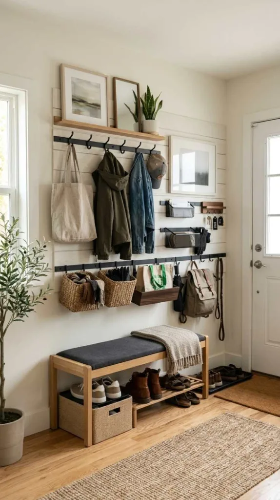 Wall Rail Storage System