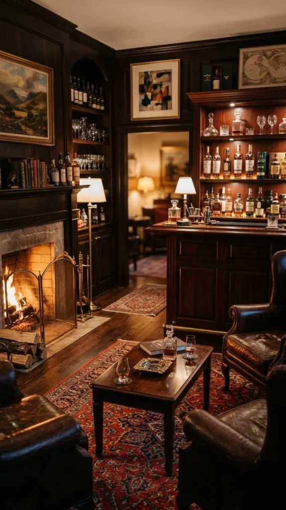 Warm Ambient Whiskey Lounge