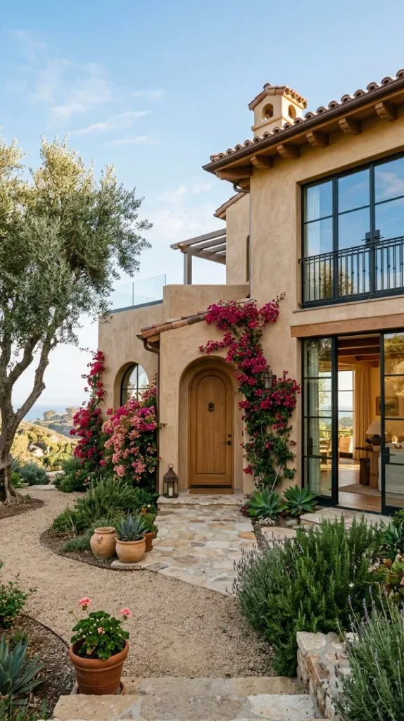 Warm Modern Mediterranean Home