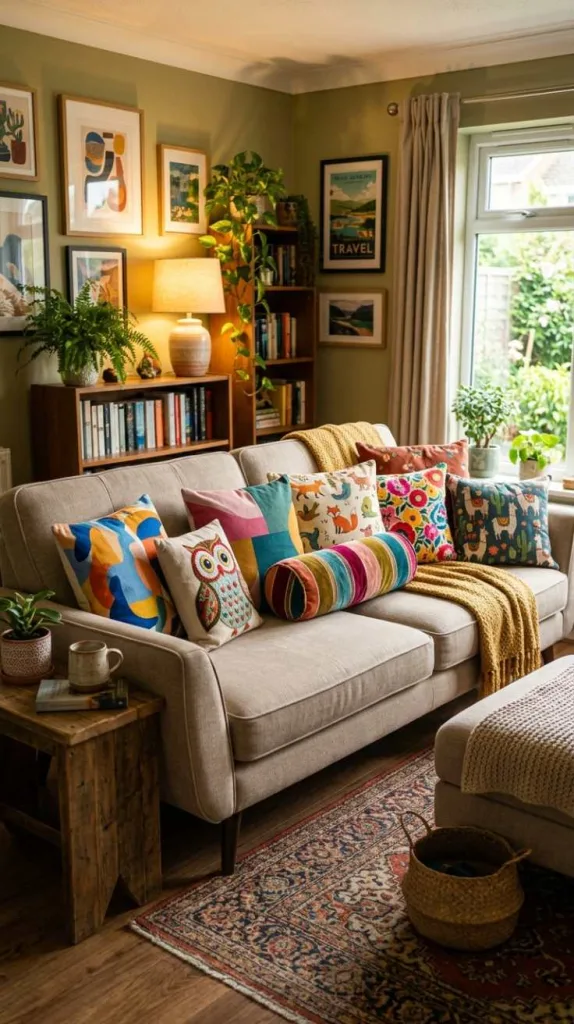 Whimsical Print Cushion Style