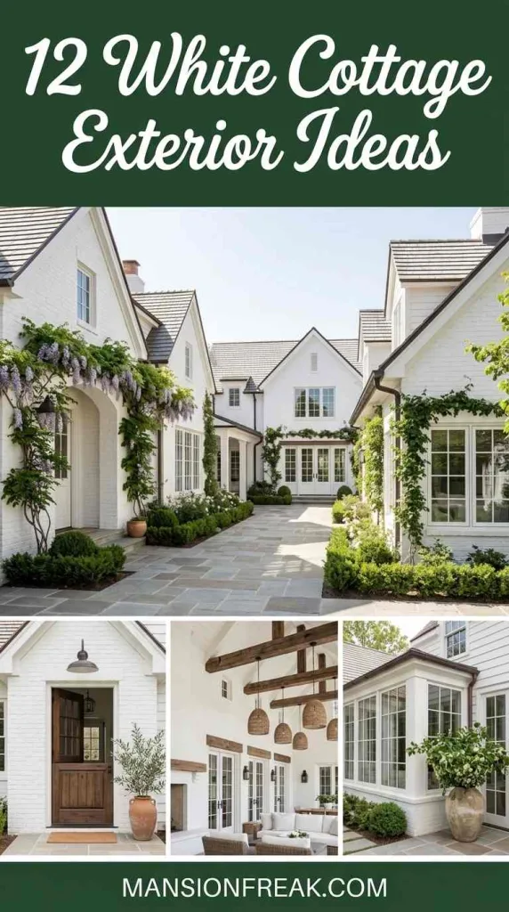 White Cottage Exterior Ideas