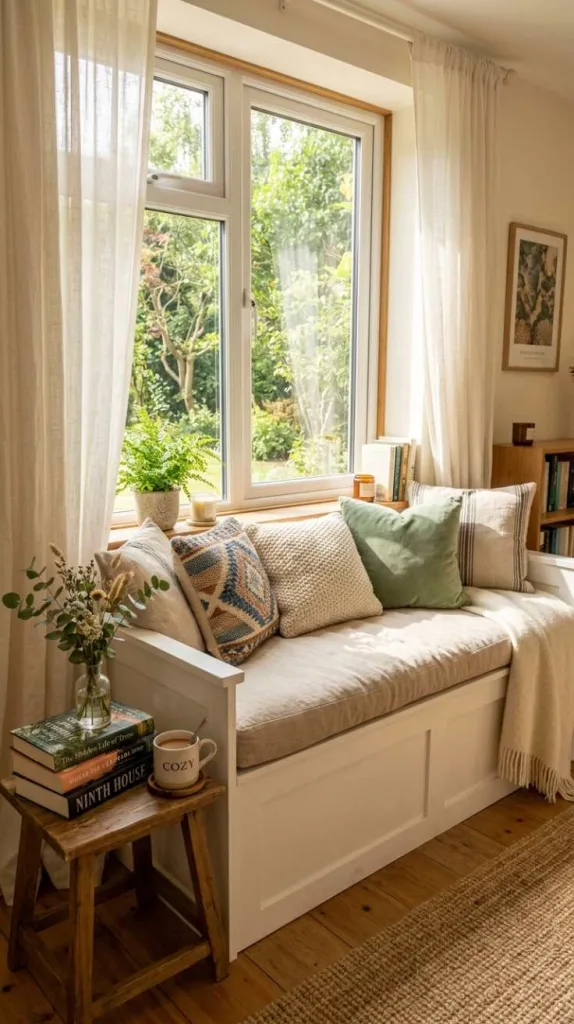 11+ Window Sill Decor Ideas to Make Your Space Feel Cozy 12 Window Seating