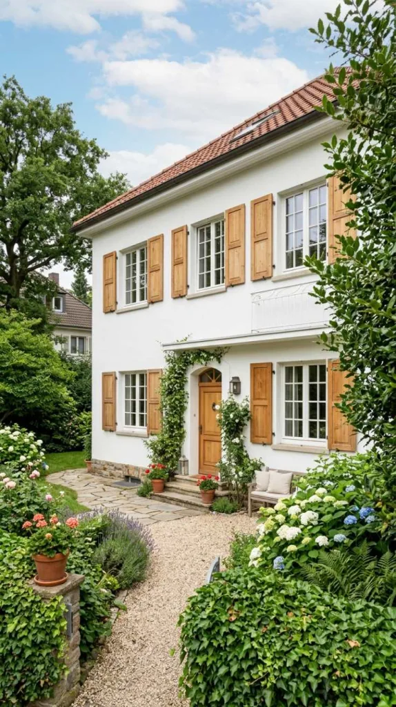 Wooden Shutter Accent Home