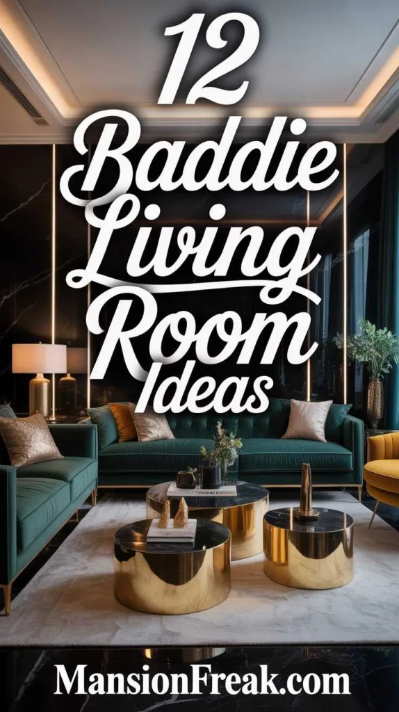 baddie living room ideas