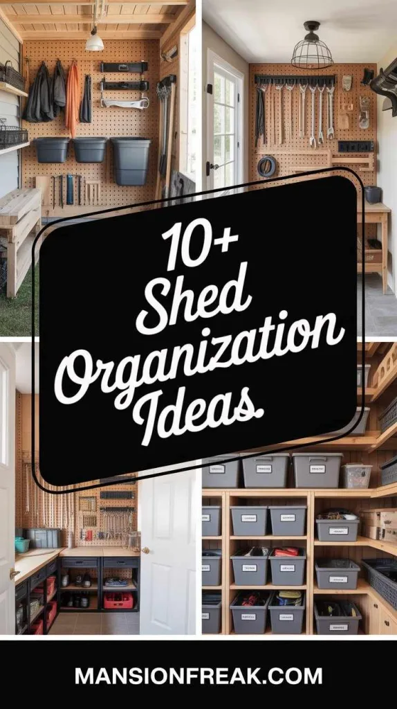 shed organization ideas