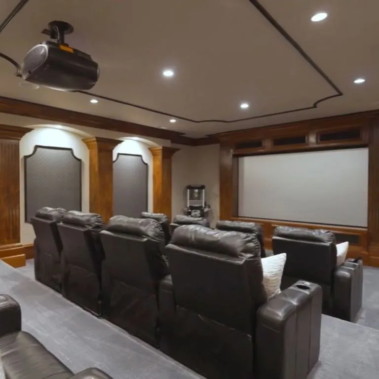 Kyle Larson Home: Inside His $2.175M Lakeside Racing Retreat 13 kyle larson theater
