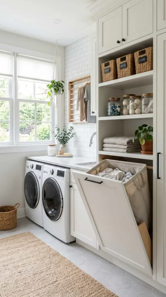 A Built-In Hamper