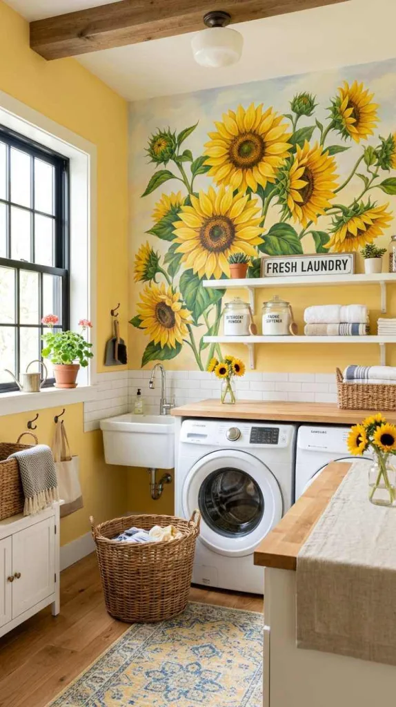 A Sunflower Mural