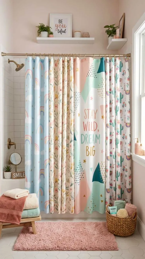 Aesthetic Shower Curtains