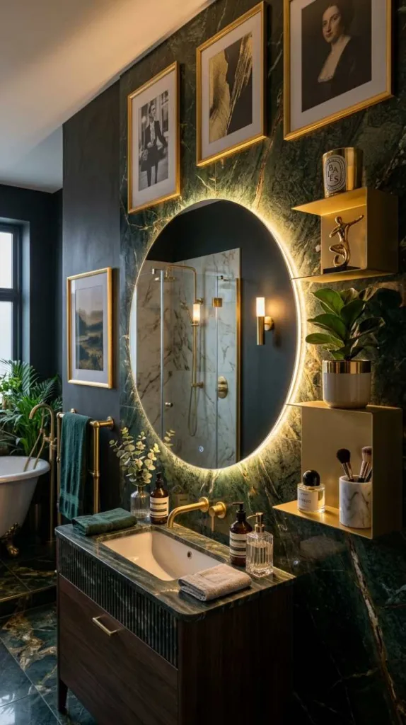Backlit Mirror Glow