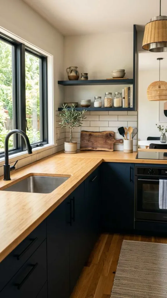 12 Trendy Kitchen Countertop Designs For a Stylish Home 3 Bamboo Countertop Style