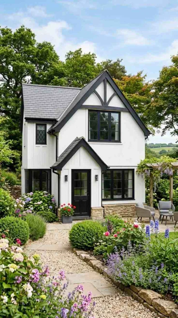 Black Trim Contrast Cottage
