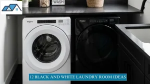 Black and White Laundry Room Ideas