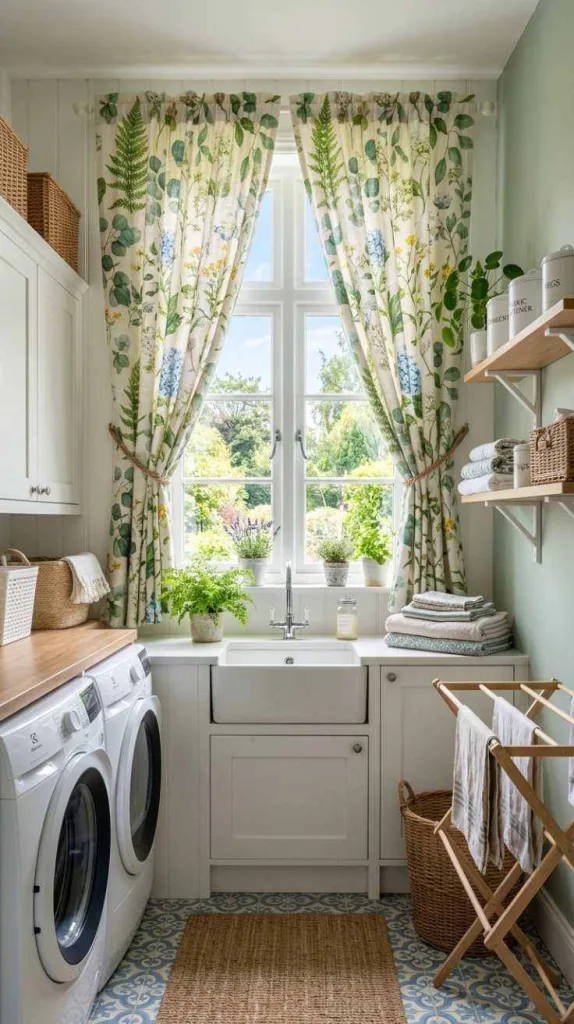Botanical Print Curtains