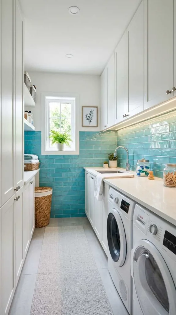 Bright Backsplash