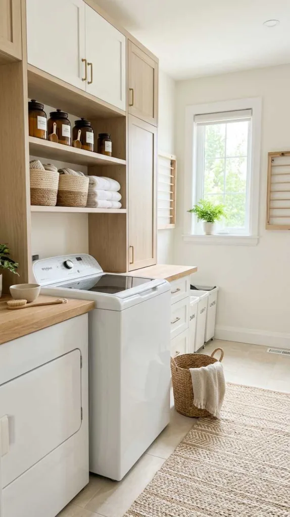 10+ Laundry Room Ideas Top Loader Layout 14 Bright Neutral Palette