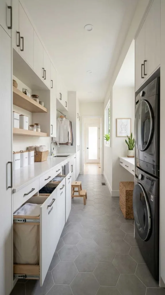 Built-In Hamper Cabinets
