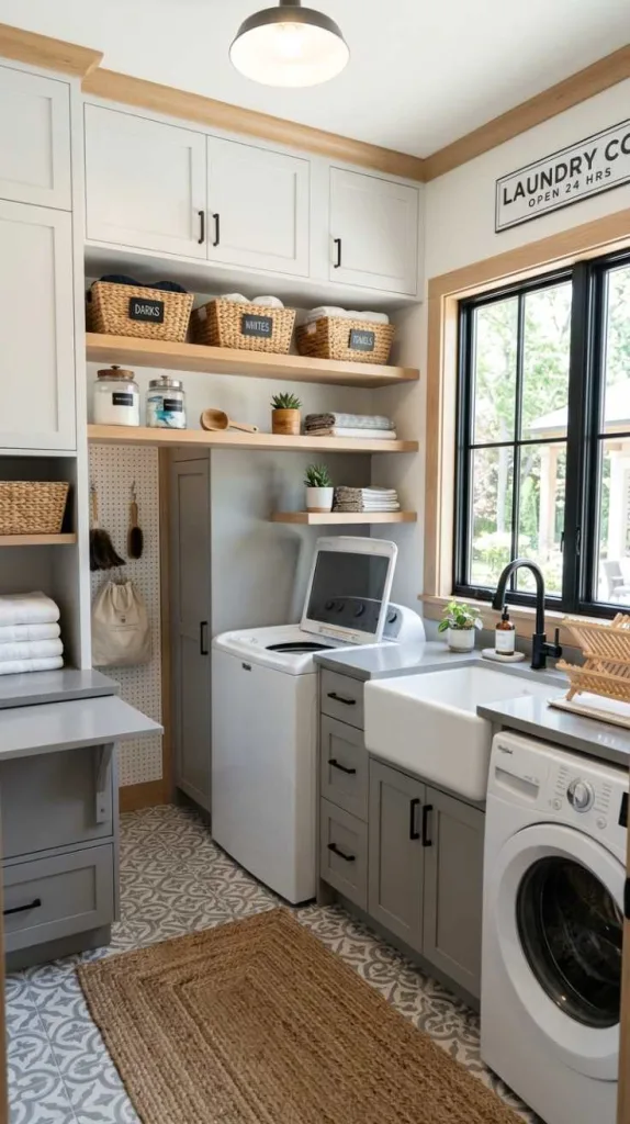 10+ Laundry Room Ideas Top Loader Layout 11 Built-In Storage Design