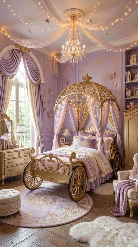 11+ Teen Girl Royalty Magical Princess Bedroom Inspirations 10 Carriage Bed Dream