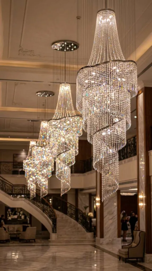 12 Modern Crystal Chandeliers That Elevate Any Space 7 Cascading Layers