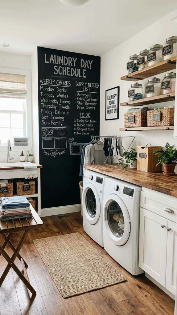 Chalkboard or Label Wall
