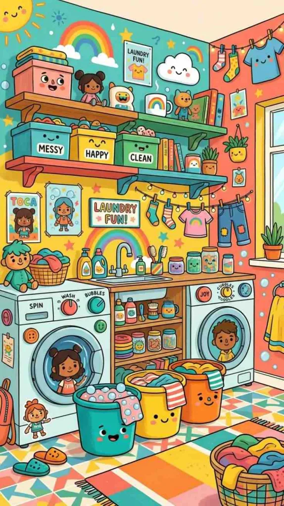 11+ Toca Boca Laundry Room Ideas for Aesthetic Home 13 Character-Inspired Theme