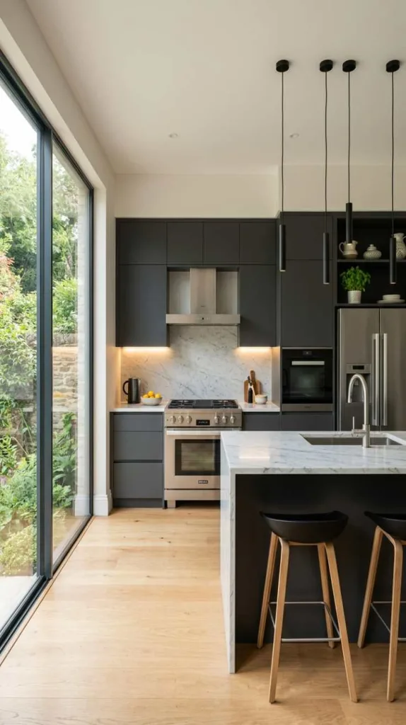 12 Designer Approved Modern Kitchen Colors That Feel Luxurious 6 Charcoal Gray