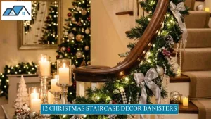 Christmas Staircase Decor Banisters