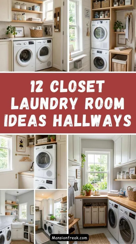 Closet Laundry Room Ideas Hallways
