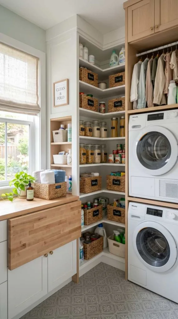 Compact Corner Pantry