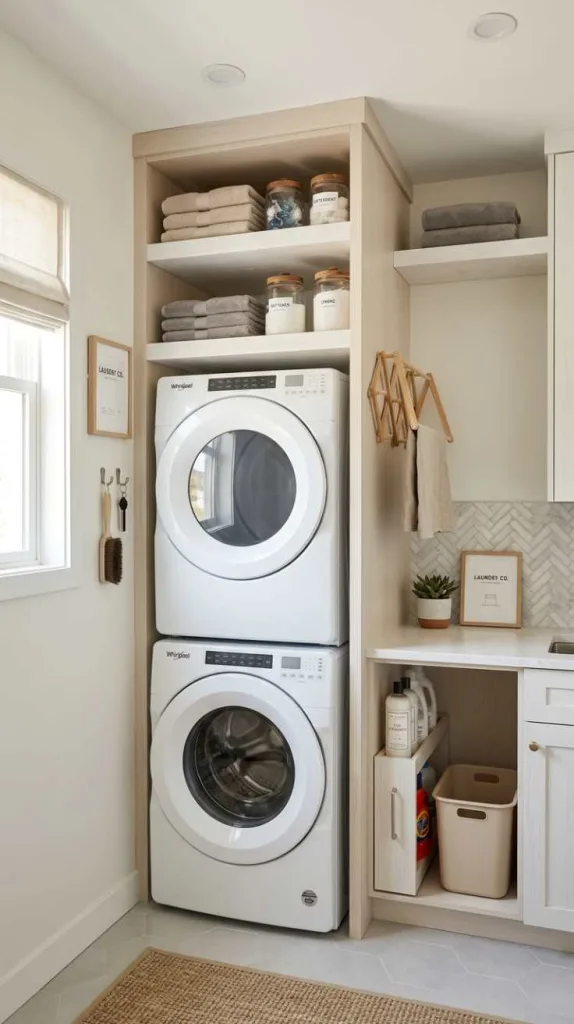 Compact Utility Closet Design