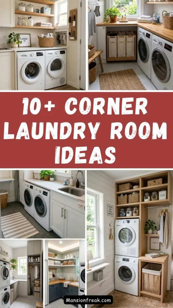Corner Laundry Room Ideas
