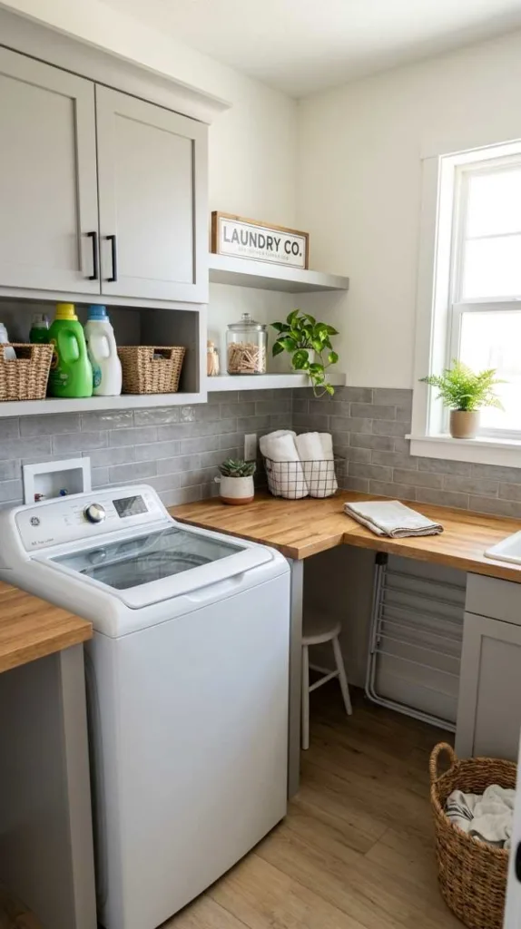 10+ Laundry Room Ideas Top Loader Layout 10 Corner Washer Arrangement