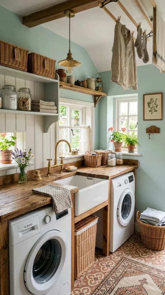 11+ Washing Room Ideas Laundry for Organized Homes 9 Cottage-Style Washing Room